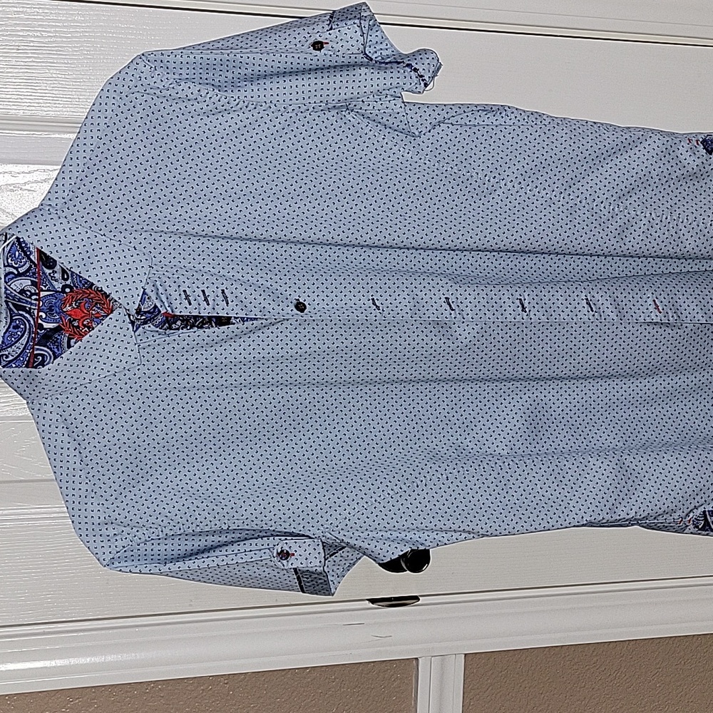 AU NOIR SZ 6 /XL BLUE LIKE NEW WORN ONCE QUALITY LUXURY BRAND